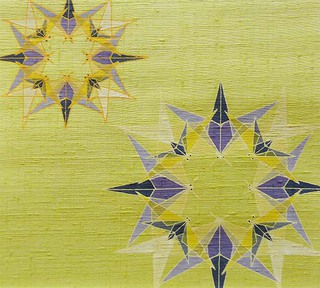 Kimono-Award, Yuzen-Drucktechnik, Ausführung: Japan Textile Dyeing Joint Association Kyoto, 2016, Entwurf: Marlene Schroeder